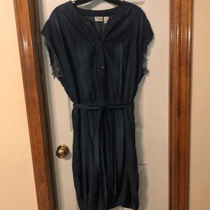 Chico’s denim knee length dress size 3